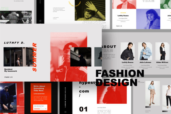 Download FASHION DESIGN Powerpoint Template - Premium Resources