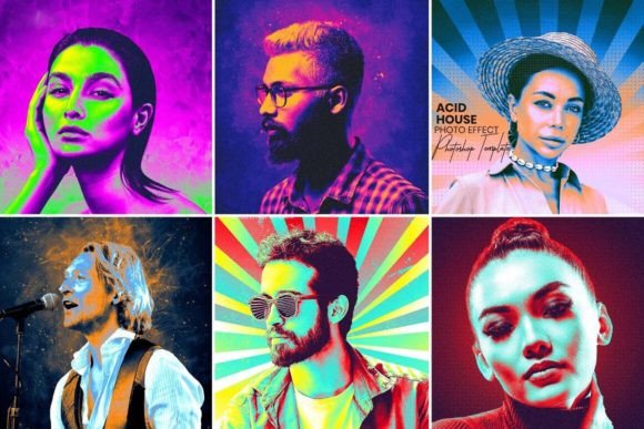 Download Acid House Photo Effect Collation - House Collection