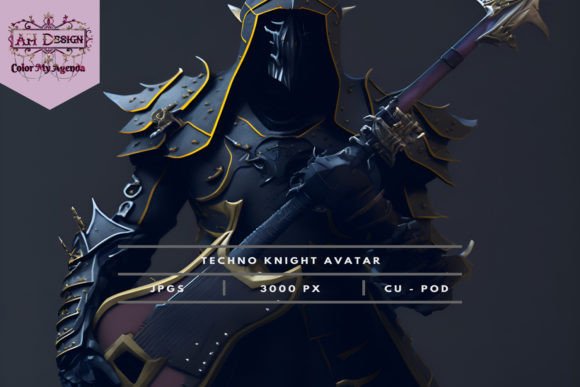 Download TECHNO KNIGHT GAMING CHARACTER AVATARS - Techno Collection