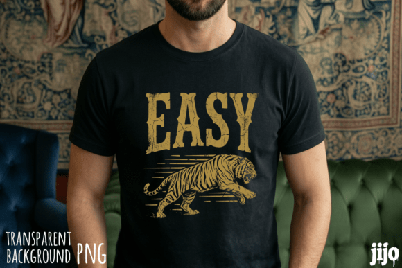 Download Animal Tiger Easy Vintage PNG - Easy Collection