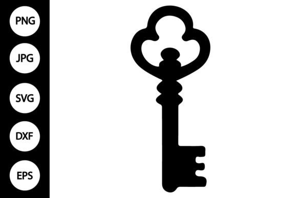 Download Silhouette House Key SVG - House Collection